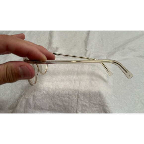 Warby Parker HASKELL 500 M 49-22-145 Crystal Clear Frames, FRAMES ONLY - Picture 4 of 8